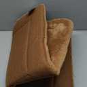 MADE 4 PETS Dog Crate Pad Bed for Medium Large Dogs, Washable & Reversible, Anti-Slip Kennel Mat for Cozy Sleeping, Soft Fluffy Dog Bed for Indoor & Outdoor Use, 35"x23", Brown