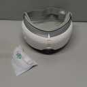 ALLJOY Eye Massager with Heat, Mothers Day Gifts for Women Men, Bluetooth Music Sleep Mask for Migraine Relief,Eye Strain, Dark Circles & Dry Eyes (White)