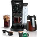 Ninja CFP201 DualBrew System 12-Cup Coffee Maker, Single-Serve for Grounds & K-Cup Pod Compatible, 3 Brew Styles, 60-oz. Water Reservoir & Carafe, Black