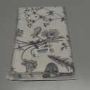 AEIOAE Spring Pillow Covers 22x22 Inch Set of 2,Black Gray Wild Flower Plant Throw Pillows Case,Seasonal Floral Outdoor Decorative Square Linen Farmhouse Decor Cushion Covers for Home Sofa Bed Couch