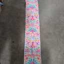 Nepnuser Cinco De Mayo Table Runner 108Inches Long Day of The Dead Decorations Mexican Fiesta Party Supply Island Altar Ofrenda Decor - Pack of 4