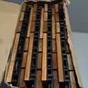 10 Pcs Acacia Wood Interlocking Deck Tiles (12" x 12"), Deck Flooring Outdoor Waterproof All Weather, Tiles for Patio, decking Tiles for Indoor and Outdoor use (Golden Teak 12S, 10 Square Ft)