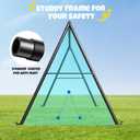 Trekassy 440lbs Swing Set with 40 Inch Saucer Tree Swing and Heavy Duty A-Frame Metal Stand (Multicolor) Patented