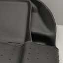 LASFIT Floor Mats for Ford F250 F350 F450 2017-2026 Crew Cab Front Bench Seat | Rear W/Fold-Flat Storage Carpet Floor Super Duty All Weather Protector TPE Car Floor Liner, 1st & 2nd Row, 2pcs Black