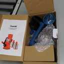 Geedel Rotary Cheese Grater, Kitchen Mandoline Vegetable Slicer with 3 Interchangeable Blades, Easy to Clean Rotary Grater Slicer for Fruit, Vegetables, Nuts (Black)