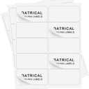 2"4" Shipping Labels 1000 Labels Sticker Paper for Laser/Ink Jet Printer mailing Labels 8.5"11" White 10 per Sheet