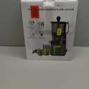 Juicer Machines with 5.8" Large Feed Chute, Cold Press Juicer for Whole Vegetables and Fruits 400W, Slow Masticating juicer Easy to Clean Juice Extractor Machine High Juice Yield (Titanium Gray)