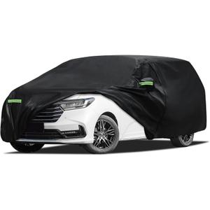 Car Cover Fit for Honda Odyssey Minivan 1999-2026, Migaven Waterproof Full Exterior Cover Sun Rain Protection with Door Zipper and Cotton Lining