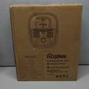 HOSPAN Collapsible Foot Spa with Heat, Bubble, Red Light, and Temperature Control, Foot Bath Massager with 8 Shiatsu Massage Rollers, Pedicure Foot Spa for Relaxation and Stress Relief, Black