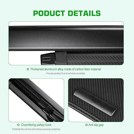 Cargo Cover for 2023-2026 Honda CRV Retractable Trunk Cover CRV Accessories Anti-Peeping Anti-Theft Privacy Screen,Trunk Luggage Shield Shade Carbon Fiber Texture