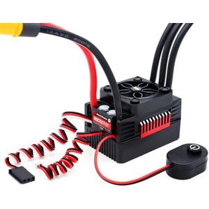 Surpass Hobby Rocket RC Waterproof Supersonic Brushless ESC 60A with Plug for 1/10 RC Car (60A)