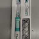 SEAGO Kids Electric Toothbrush with 2 Mins Brushing Timer and 4 Replacement Bursh Heads, Rainbow LED Light Make Brushing Fun, Green Color Boys Battery Powerd Toothbrush for 4-12 Years OldSG-977