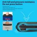 2 x Anleo Carrying Case for Nintendo Switch 2 (2025), Switch 2 Large Capacity Protective Hard Case Portable Travel Bag with 8 Game Card Slots(Black)