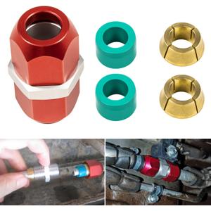 800-641 Line Splice Connector Splicer Coupler For 3/8'' Aluminum Lines, A/C Air Conditioning Repair Splice Connector (For 3/8'' Aluminum Lines)