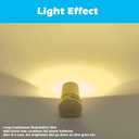 36 Pcs - Miniature Lights for Dollhouse,Miniature LED Lights for Handcraft,Mini Spot Light Battery Operated, Tiny Decoration Lights,LED for Balloons,Party Decoration (Warm White)