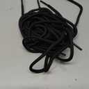 Shoe Laces Wide Shoelaces for Athletic Running Sneakers/Shoes/Boot/Jackets/Crafts/DIY Items/Strings etc. [Black] 2 Pairs (4 Laces