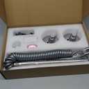 Dual Shower Head with Original Adjustable Slider, High Pressure Double Shower Head for Two People Rod, 2 Showerhead System for Couples, Renter-Friendly, SPA-Like, Gift for Women Men, Black