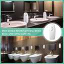Maxcheck 4 Pcs Automatic Air Freshener Spray Dispenser Wall Mounted Automatic Spray Dispenser Air Freshener for Bathroom Battery Operated Free Standing for Commercial Place and Room(White)