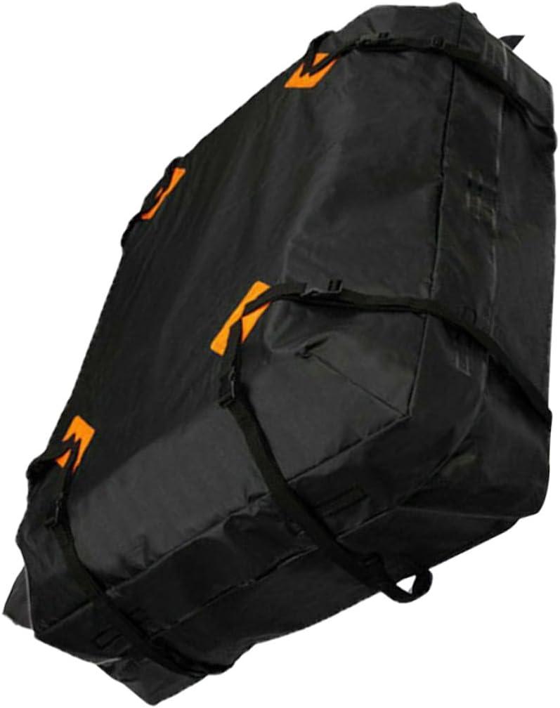 Hemobllo Rooftop Cargo Bag Oxford Car Roof Luggage Carrier Storage Organizer with Reinforced Straps for Large Heavy Luggage Practical Vehicle Roof Holder