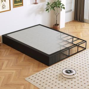 10 Inch High Profile King Box Spring, Heavy Duty Metal Frame Mattress Foundation with Fabric Cover, Easy Assembly, Noise-Free (10 Inch, King)