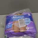 Always Discreet Adult Incontinence & Postpartum Underwear for Women, Maximum, Large, 17 Count