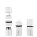 MILK & WATER All in One Baby Bottle & Baby Formula Dispenser On the Go, 5oz - Keeps Water Warm & Formula Fresh - Baby Formula Mixing Bottle with Anti Colic Nipple - Leak-Proof - 3+ Months (White)
