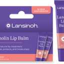 Lansinoh Lanolin Lip Balm, 2 Pack, 0.25 oz Each, Ultra-Moisturizing Lip Care with Natural Lanolin for Dry, Chapped Lips