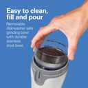 Hamilton Beach Fresh Grind Electric Coffee Grinder for Beans, Spices and More, Stainless Steel Blades, Removable Chamber, Makes up to 12 Cups, White