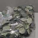 MAKHOT 5.9FT Eucalyptus Garland, Artificial Greenery Garland Flower, Green SpringGarland Wreath Vines Decorations, Fake Silver Dollar Eucalyptus Leaves Vines for Table Home Wedding Mantle Party Decor