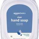 Amazon Basics Gentle & Mild Clear Liquid Hand Soap Refill, Triclosan-Free, Dermatologist-Tested, pH Balanced, Cruelty-Free, 50 Fluid Ounces, 1-Pack (Previously Solimo)