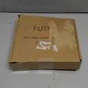 FUTEI Burgundy Linen Decorative Throw Pillow Covers 16x16 Inch Set of 2, Square Cushion Case with Vintage Button/Zipper,Modern Farmhouse Home Decor for Couch,Bed