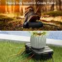 RESTMO 5-Piece Outdoor Waterproof Electrical Box Set  12.5" x 8.5" x 5" Large & 7.1" x 2.3" x 2.3" Small, Weatherproof Boxes for Power Strip, Outlet, Plug, Socket, Timer, Holiday Light, Black