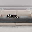 Couch Covers Sofa Seat Covers, 33x70 inch Anti-Slip Dog Mat Pet Pad Blanket for Sofa Chair Recliner Bed Furniture Protector Washable (Dark Grey)
