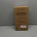 Ukeetap Multi-Purpose Pull-Out Storage Organizers, Under Sink/Cabinet Organizers and Storage for Bathroom & Kitchen, Black, 12.8 Inches, 2 Packs