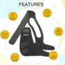 Dog Elbow Protector Brace with Metal Splint, Canine Elbow Pads &Shoulder Brace Support for Callus, Hygroma, Dysplasia, Arthritis, Dislocation, Pressure Sores, Comfort Fit for All-Day Wear, L