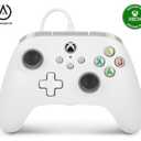 PowerA Wired Controller for Xbox Series X|S - White, gamepad, wired video game controller, gaming controller, works with Xbox One