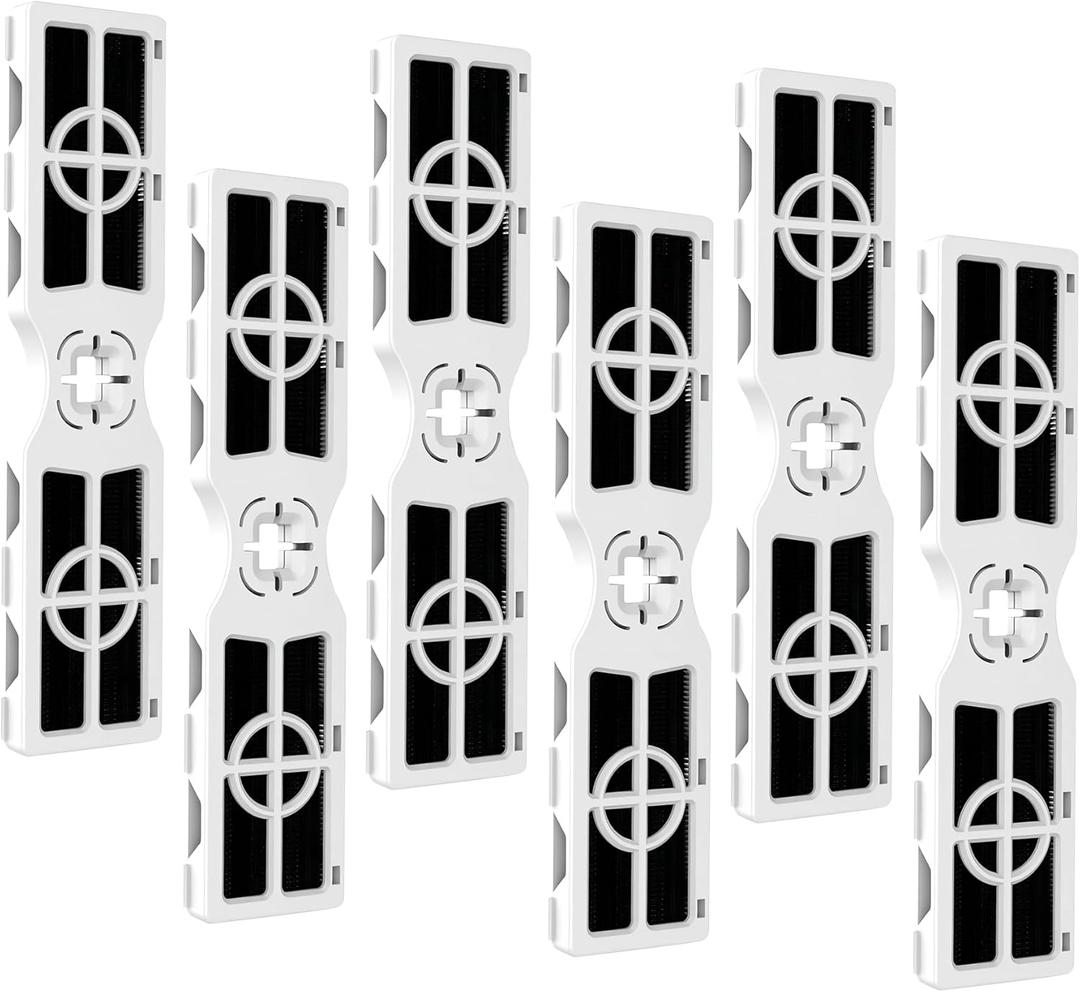 FRGPAAF2 PureAir AF-2 Refrigerator Air Filter Compatible with Frigidaire FRGPAAF2 PureAir AF-2 Air Filter, FRFC2323AS, FRFC232LAF, FRFC233LAF, FRFG2323AF, FRFN2823AS Filter for Air,6 Pack