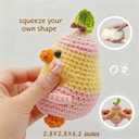 Positive Crochet Duck-Pear, Romantic Christmas Anniversary Birthday Gifts for Women Her Dads Graduation Girlfriend, Funny Cute Desk Decor-Fathers Day, Wedding I Love You Gift for Him Couple