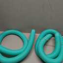 Jadive 2 Pcs Pool Hose for Above Ground 1.5 Inches Diameter Upgraded Pump Replacement 59 Inches Length Swimming with 4 Pcs Hose Clamps for Pool Pump Filter(Lake Blue)