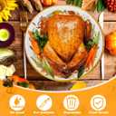 200Pcs Thanksgiving Paper Plates and Napkins, Fall Disposable Dinnerware Set with Pumpkins Maple Leaves Paper Plates Napkins for Thanksgiving Fall Party Supplies