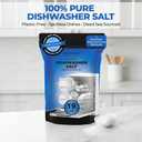 Aromasong Dishwasher Salt 19 LB - 100% Natural Water Softening Agent for Cleaner Dishes & Washer Reactivation Compatible with Bosch, Miele, Whirlpool, Thermador and More