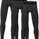 Youth Boys' Compression Leggings Tights Athletic Pants Sports Base Layer for Kids Cold Gear, Size XS