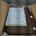 FourFurPets Modern Cat Tree, 58-Inch Cat Tower for Large Cats, Maine Coon Cat Tree with Scratching Board, Large Perch, Hammock and Removable Pads, Rustic Brown