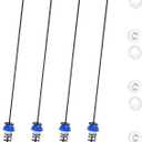 Upgrade W10247710 Washer Suspension Rod Kit4 Pcs Fit for whirlpool kenmore maytag Washing Machine Replace W10237427 W10256514 W10277357,Figure 5 Shows More Compatible Models