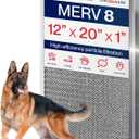 12x20x1 Electrostatic Air Filter, MERV 8, Washable, Reusable Furnace AC/HVAC Filter, Energy Saving, Easy to Clean, Long-Lasting by LifeSupplyUSA
