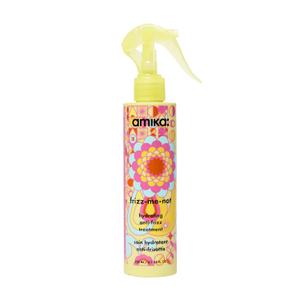 amika frizz-me-not hydrating anti-frizz treatment | lightweight hydrating spray for medium to thick coarse hair types 2a-4c, humidity + heat protection, smooth frizz for up to 3 days