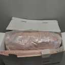 5-in-1 Baby Play Gym and Tummy Time Mat, Tummy Time Pillow & 12 Learning Cards, Plush Activity Mat with 6 Toys, Baby Gym, Convertible to Ball Pit, Baby Gift, Pink