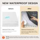 Bedsure Orthopedic Dog Beds Large Sized Dog - Washable Large Dog Cat Bed Waterproof, Comfort Dogs Couch Sofa with Washable Removable Cover, Pet Bed with Nonskid Bottom, Dark Grey, 35"