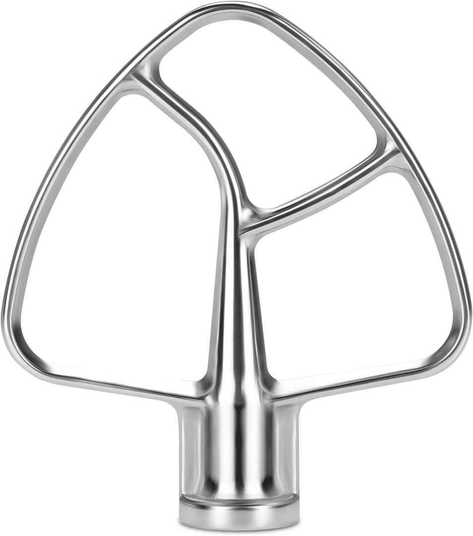 Beater for KitchenAid 4.5&5 Quart Tilt-Head Stand Mixer, Stainless Steel Mixer Attachments for KitchenAid, Stainless Steel Mixer Paddle Attachment for Kitchen Aid, Dishwasher Safe