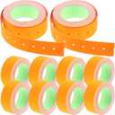 Pricing Labels,Label Sticker Paper,Labels Roll for Refill Prices Marking,Blank Prices and Date, for Retail Refill Tags,1 Sleeve, 10 Rolls, 5000 Grids,Random Color